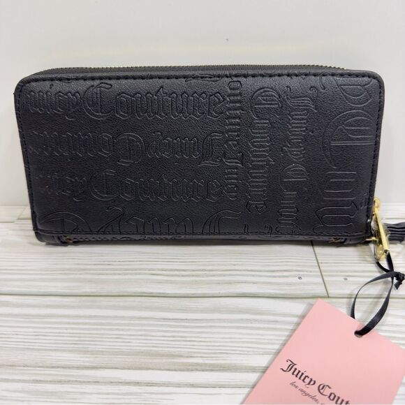 JUICY‎ COUTURE IT'S A MAN WORLD WALLET NWT - Picture 3 of 10